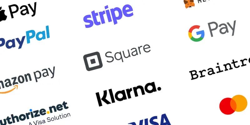 多支付渠道集成 - Stripe、PayPal、Klarna等20+支付方式